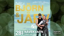 Björn Rosenström & Thomas Järvheden i Nävekvarns Folkets park