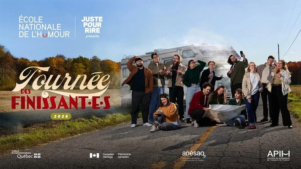 Les finissants de l'École nationale de l'humour / Cuvée 2026 | Saint-Hyacinthe