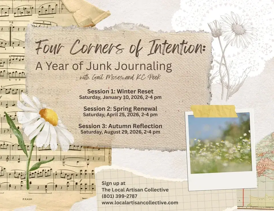 Four Corners of Intention: A Year of Junk Journaling