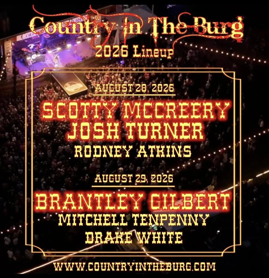 COUNTRY IN THE BURG 2026 AUG. 28