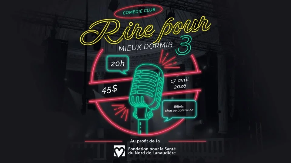 Rire pour mieux dormir 3 à Lavaltrie | Église Saint-Antoine