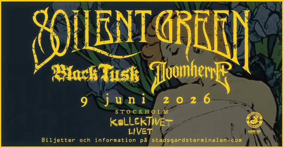Soilent Green + Black Tusk + Doomherre | Live på Kollektivet Livet