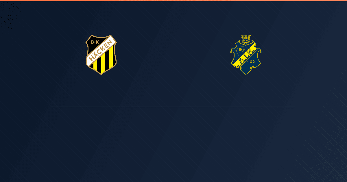 Häcken vs AIK