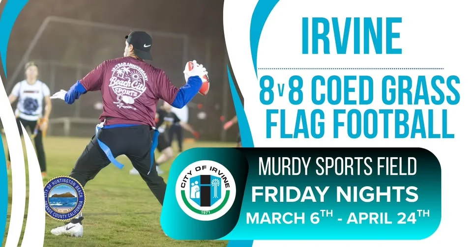 Friday Night Lights: Grass Flag Football @ Mark Daily Park (Irvine) — Starts Mar 6