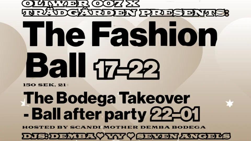👑 The Fashion Ball x Trädgården – Ballroom & Afterparty 🎉