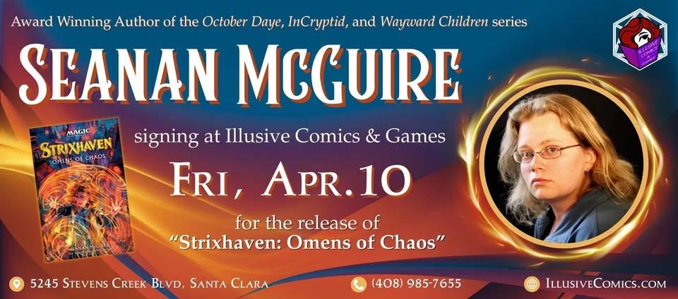 Seanan McGuire Signing at Illusive Comics & Games