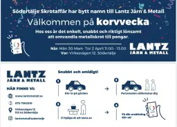 Korvvecka hos Lantz JÀrn och Metall SödertÀlje
