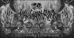 Malignant Aura (ALBUM LAUNCH), Carcinoid (VIC), Tzun Tzu & Lumen Ad Mortem | Ed Castle, Adelaide