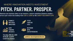 Cardiff B2B Growth Expo 2026 | Join Us As Investment Pitch Fest