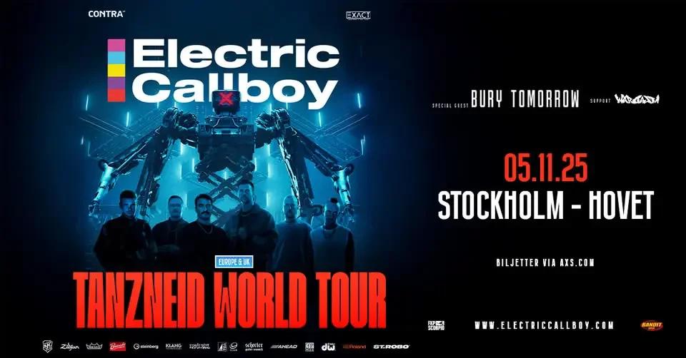 Electric Callboy + Special Guest: Bury Tomorrow + Opening Support: Wargasm | Stockholm