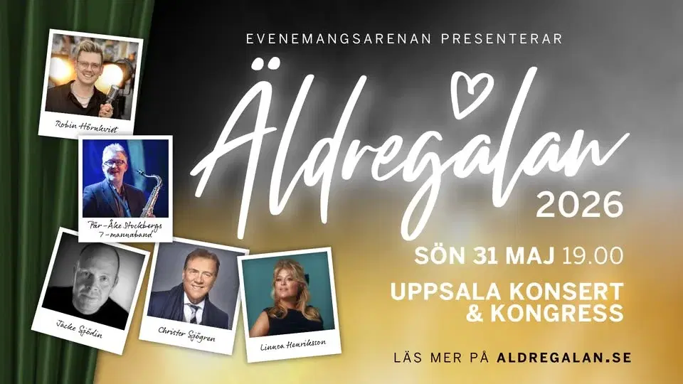 Äldregalan 2026 Uppsala