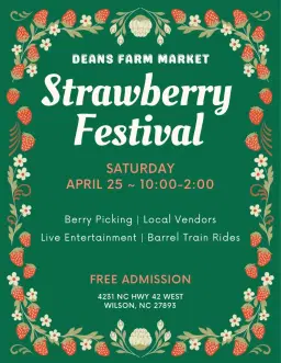 Deans Farm Market Strawberry Festival