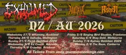 Exhumed (USA) + Ashen (AUS) - Adelaide