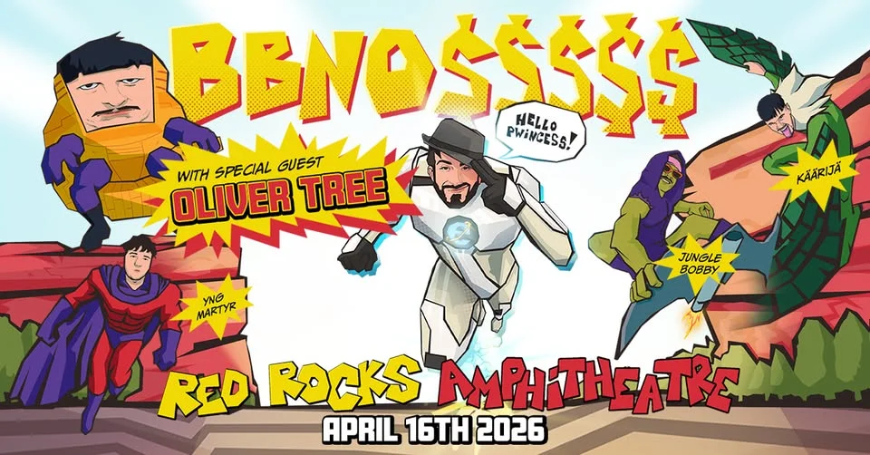 BBNO$ & Special Guest Oliver Tree | Red Rocks Amphitheatre | April 16, 2026