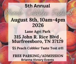 5th Annual Peach Cobbler Festival