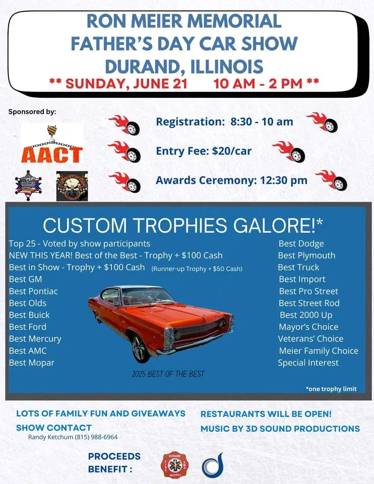 Durand Father's Day Car Show on the Square