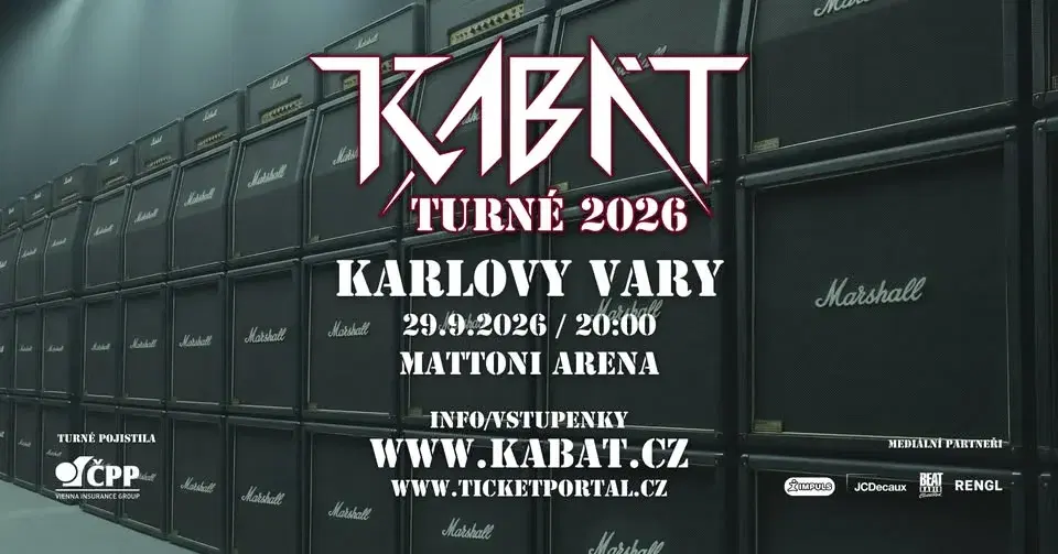 Karlovy Vary - Kabát Turné 2026