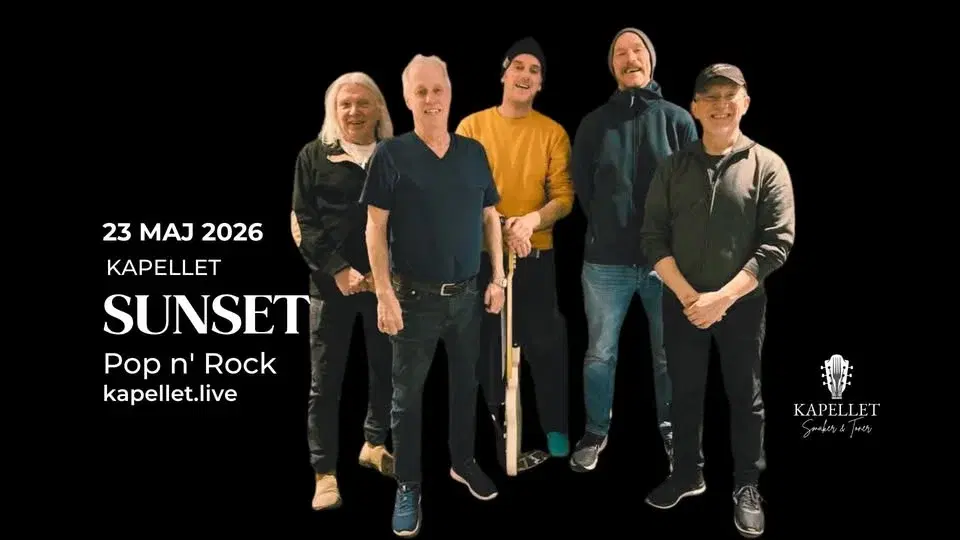 Sunset pop n rock på Kapellet Norrtälje