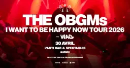 The OBGMs avec WAG // Jeudi 30 avril 2026 // L'Anti Bar & Spectacles