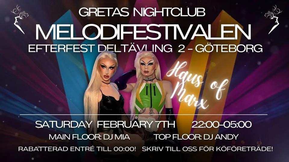 🎤✨ MELODIFESTIVALEN EFTERFEST MED HAUS OF MARX - DELTÄVLING 2 I GÖTEBORG ✨🎤