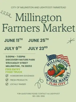 7/23 - Millington Farmers Market