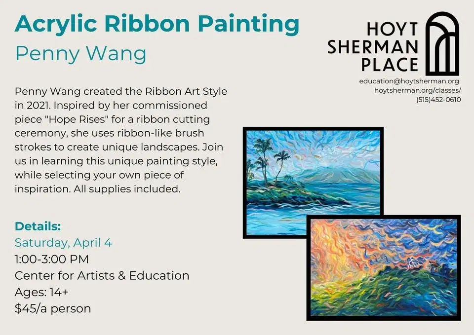 CLASS: Acrylic Ribbon Painting