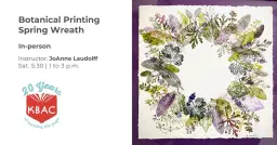 Workshop – Botanical Printing, Spring Wreath