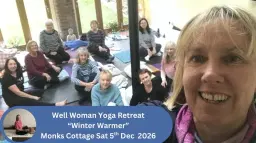 Winter Warmer - yoga retreat for women, 5th Dec 2026, Monks Cottage