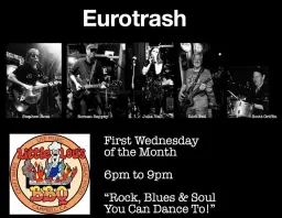 Eurotrash First Wednesdays April at Little Lou's BBQ