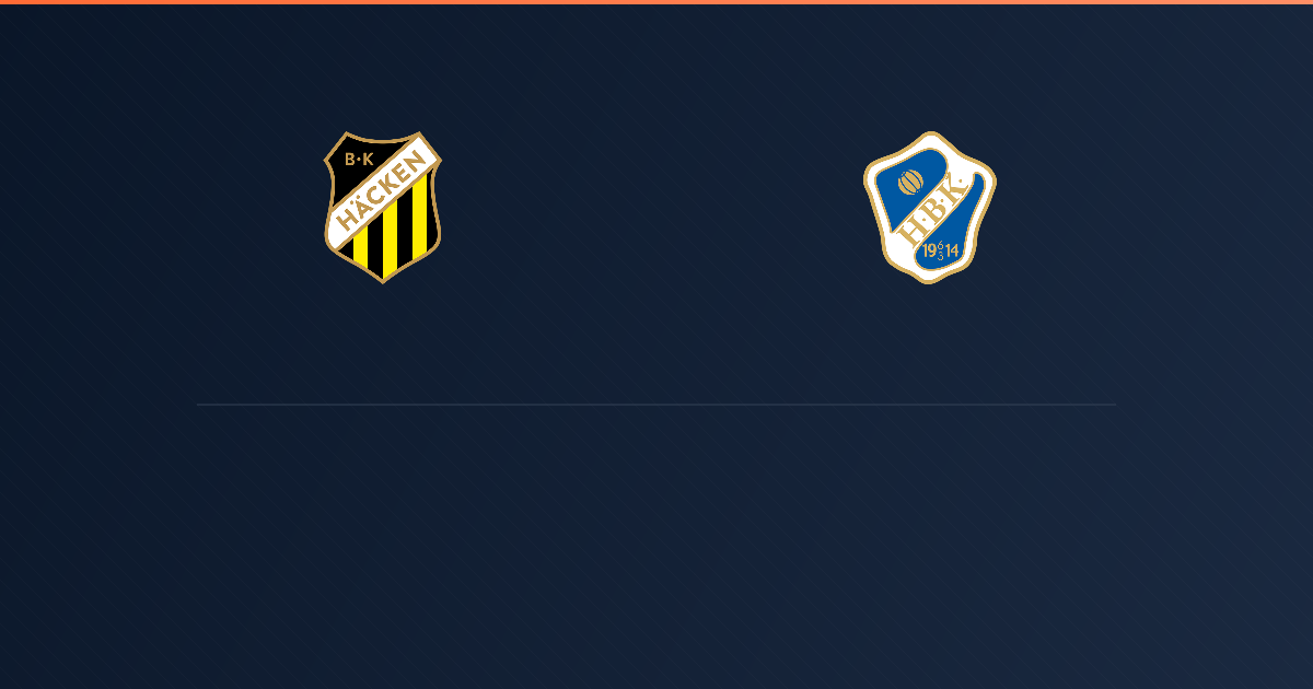 Hacken vs Halmstad