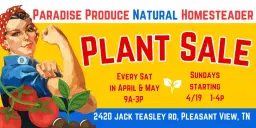 12th Natural Homesteader Plant Sale