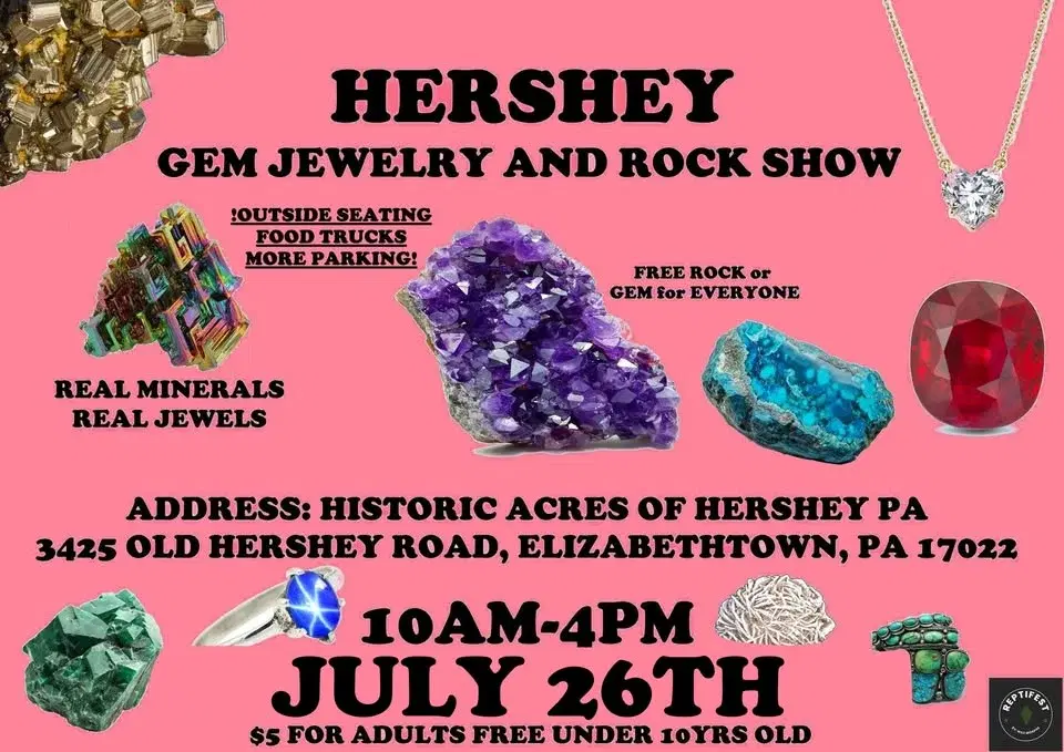 Hershey Gem, Jewelry, and Rock Show
