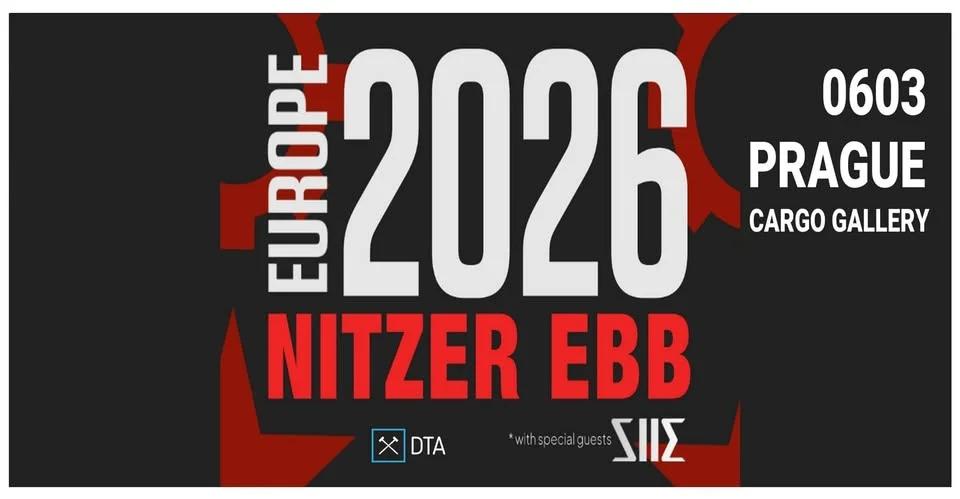 NITZER EBB 2026 // PRAGUE // Cargo Gallery / support act: SIIE