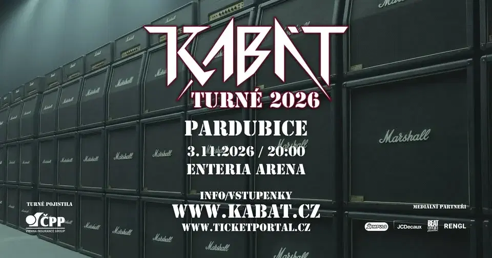 Pardubice - Kabát Turné 2026
