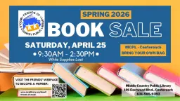 Friends of MCPL Spring Book Sale