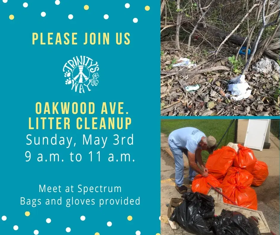 Oakwood Ave Litter Clean Up