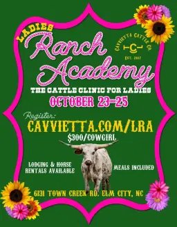 Ladies Ranch Academy - October