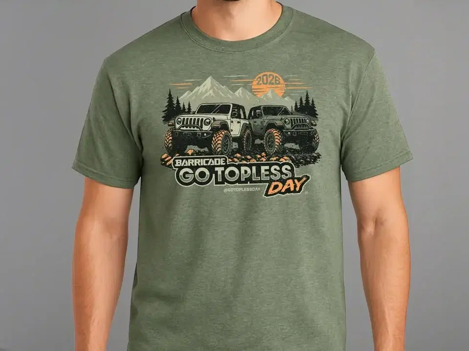 J.E.E.P. Go Topless Day T-Shirt Presale