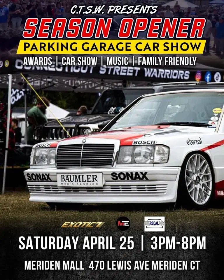 SEASON OPENER PARKING GARAGE CAR SHOW