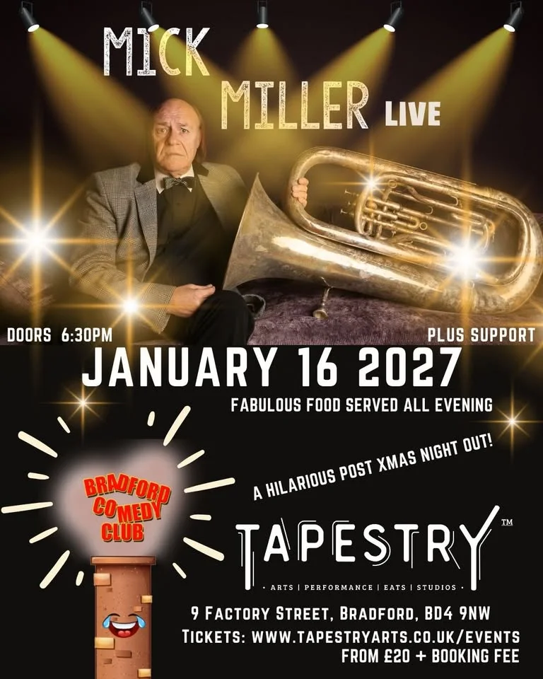Bradford Comedy Club Presents The Legendary Mick Miller