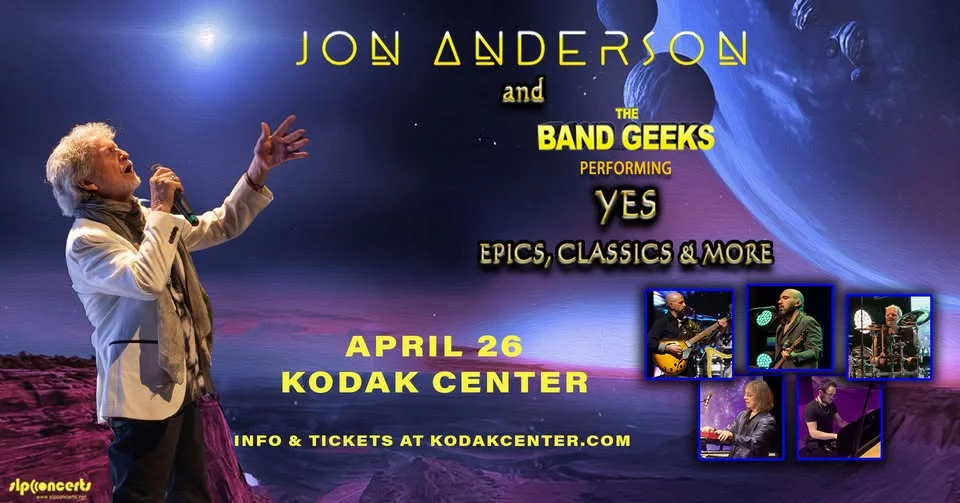 Jon Anderson and The Band Geeks: YES Epics, Classics, and More (Rochester, NY)