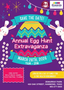 Annual Egg Hunt Extravaganza @ The Rec