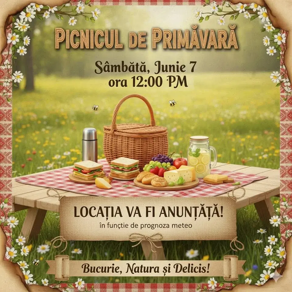 Spring Picnic-Picnicul de Primavara
