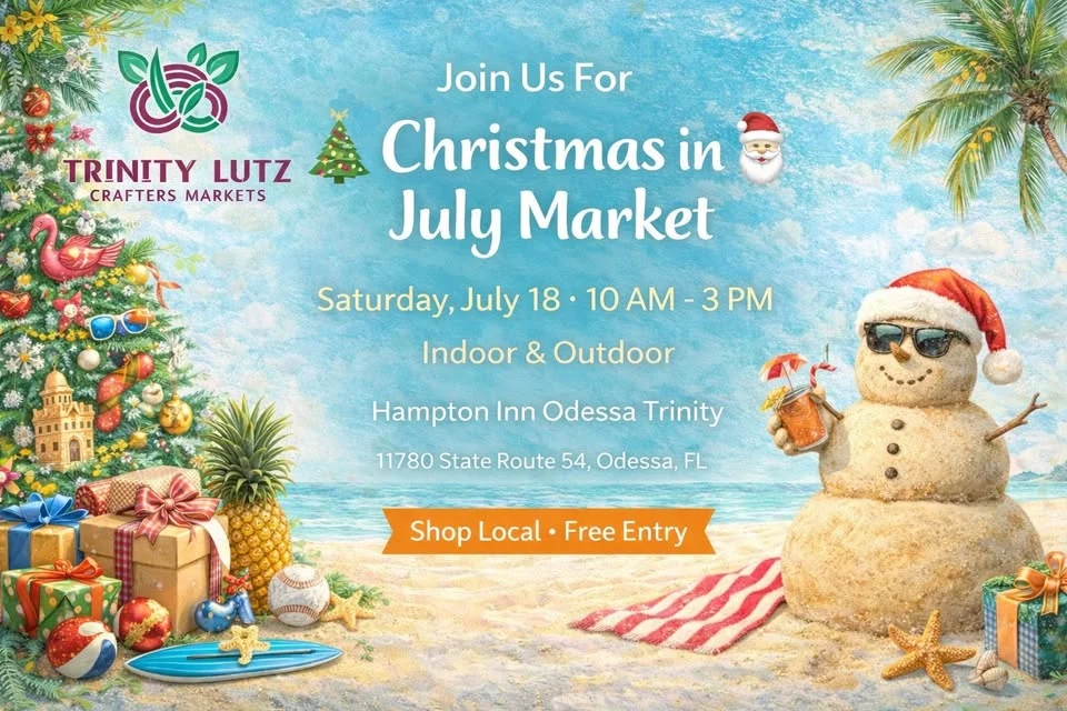 🎄☀️ Christmas in July Market – Trinity Crafters Market ☀️🎄