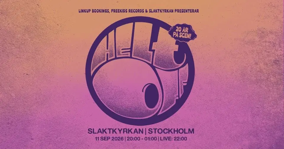 HELT OFF | 20 ÅR PÅ SCEN | SLAKTKYRKAN, STOCKHOLM