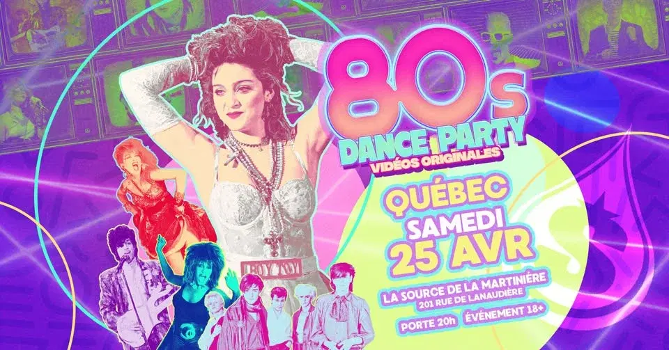 80s Dance Party Québec!