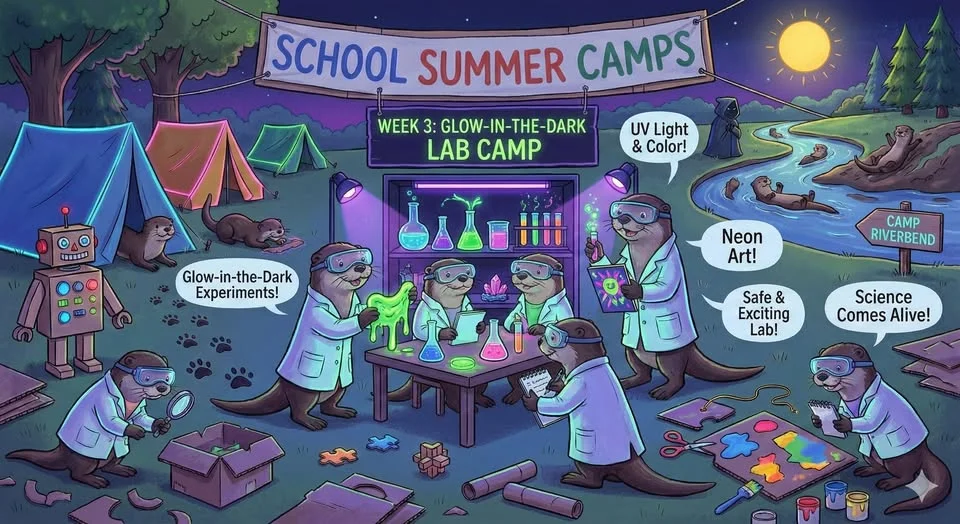 Glow-in-the-Dark Lab Camp