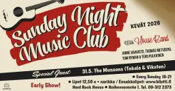 Sunnuntaiklubin vieraana The Munsons (Tokela & Viksten)