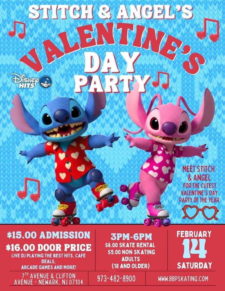 Stitch & Angel's Valentine's Day Party