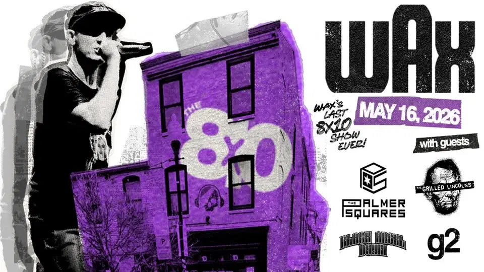 WAX featuring DJ Hoppa - The Palmer Squares - The Grilled Lincolns - Black Angel Down - G2